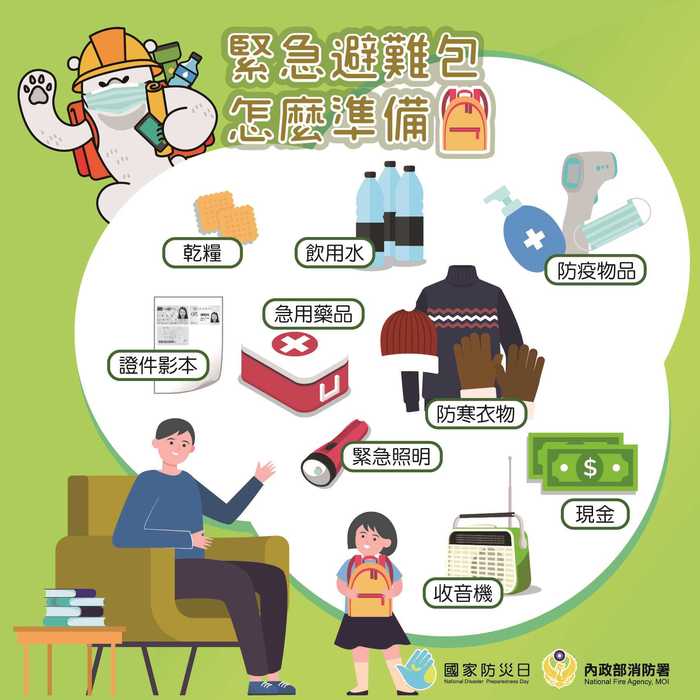 國家防災日防災宣導圖片