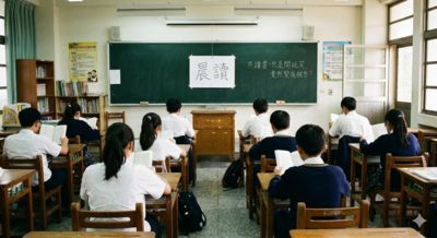 全班晨讀示意圖